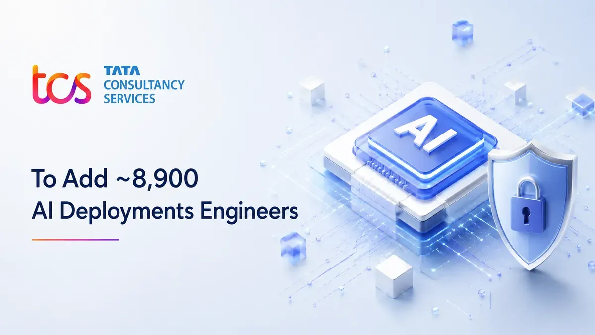 tcs ai forward deployed engineers acquisitions cybersecurity 2026 TCS Plans To Add Up To 8,900