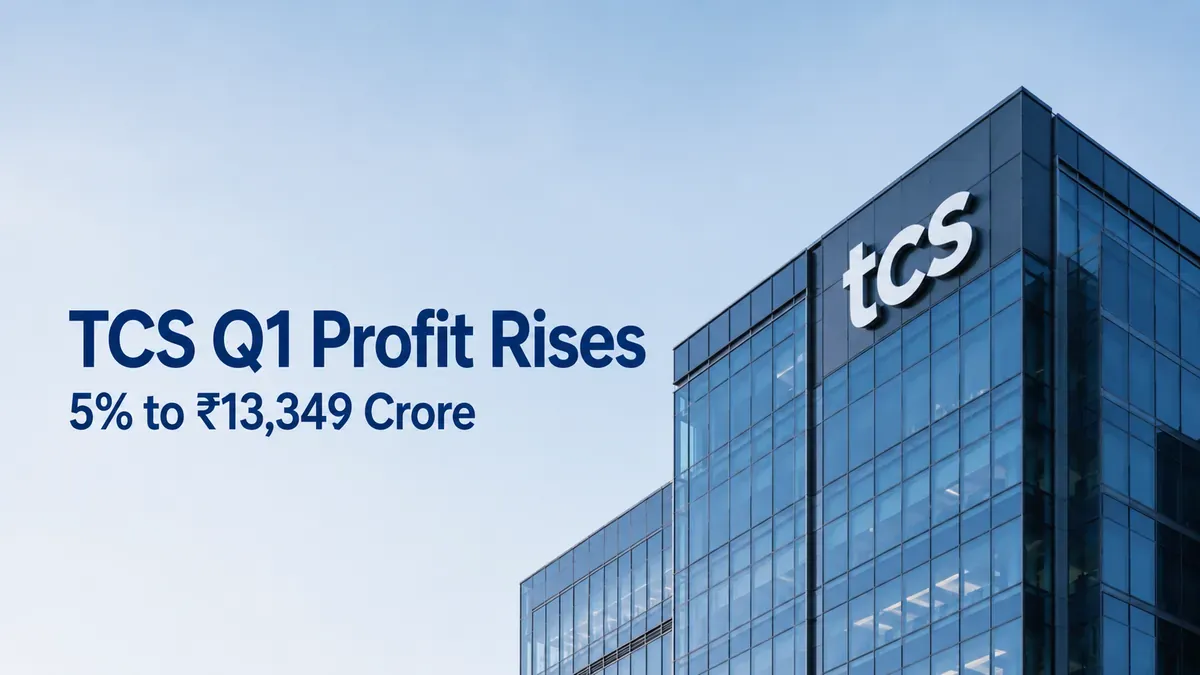 TCS Q1 Results 2027: Profit Rises 5% To ₹13,349 Crore, Revenue Up 14%; Announces ₹12 Interim Dividend