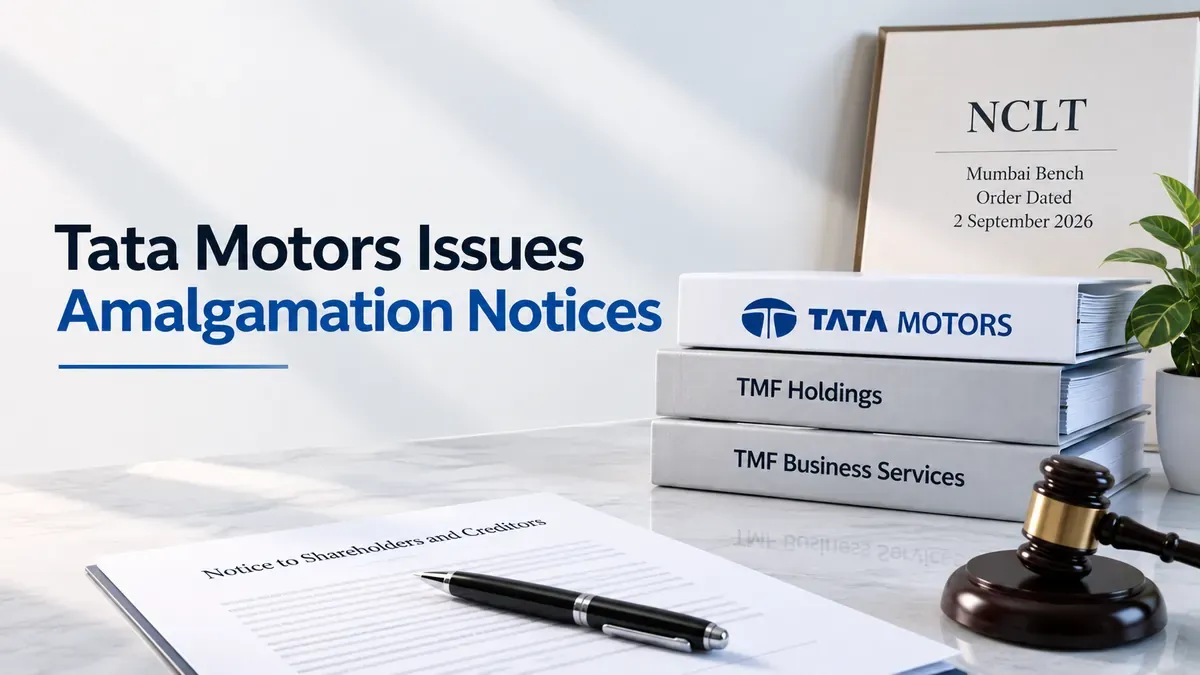 Tata Motors Begins Notice Process For Merger