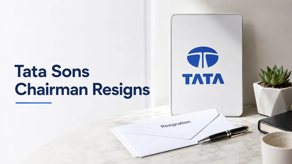 n chandrasakaran resigns tata sons chairman term ends february 2027 N Chandrasekaran Resigns As Tata Sons Chairman, Will Complete Term Until February 2027