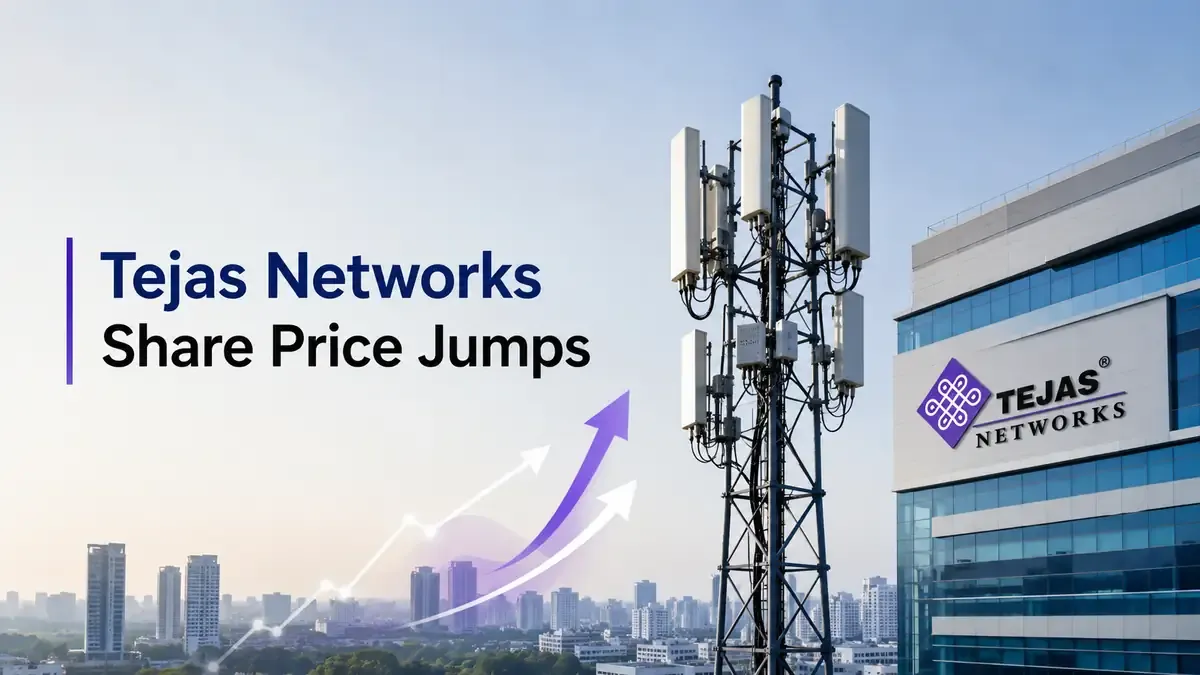 tejas networks share price tcs order bsnl 4g Tejas Networks share price jumps 13%