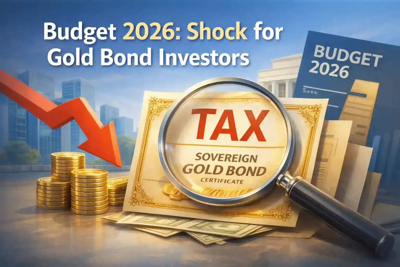 The SGB Tax Shock: How Budget 2026 Just Changed the Game for Gold Bond Investors The SGB Tax Shock: How Budget 2026 Just Changed the Game for Gold Bond Investors