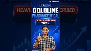 Goldline Pharmaceutical IPO Allotment Status 🔥 762x Subscription | Listing on 19th May 2026