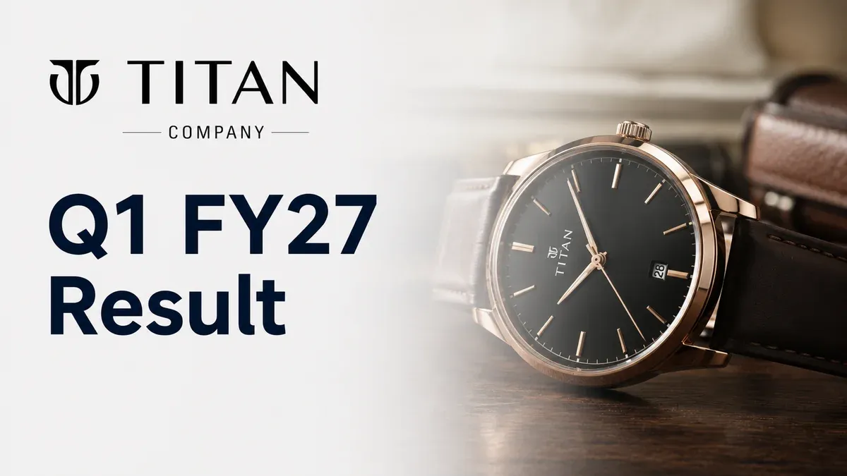 Titan Q1 FY 2026-27 Results: Net Profit Rises 63%, Jewellery Business Leads Growth 