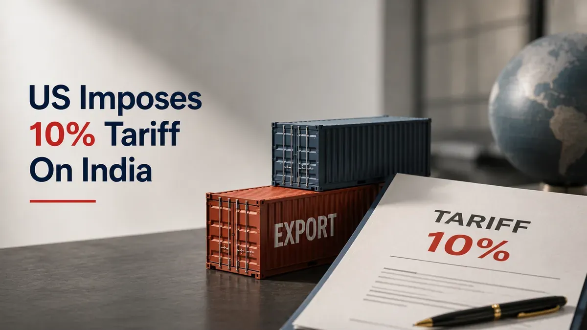 US Imposes 10% Tariff On Indian
