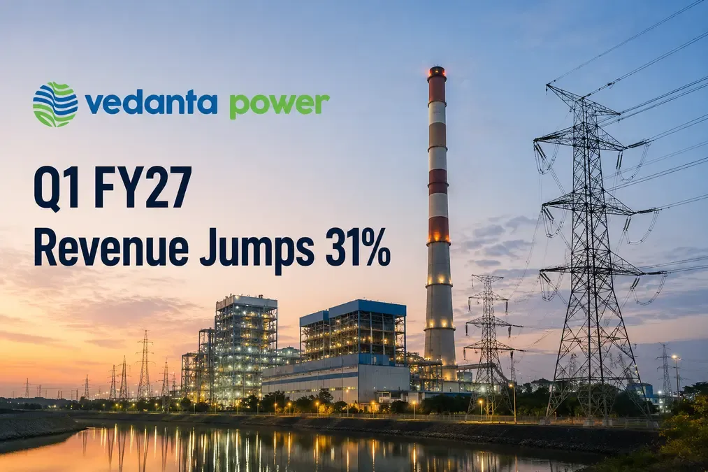Vedanta Power Q1 Earnings And Results: Revenue Rises 31% To ₹2,607 Crore