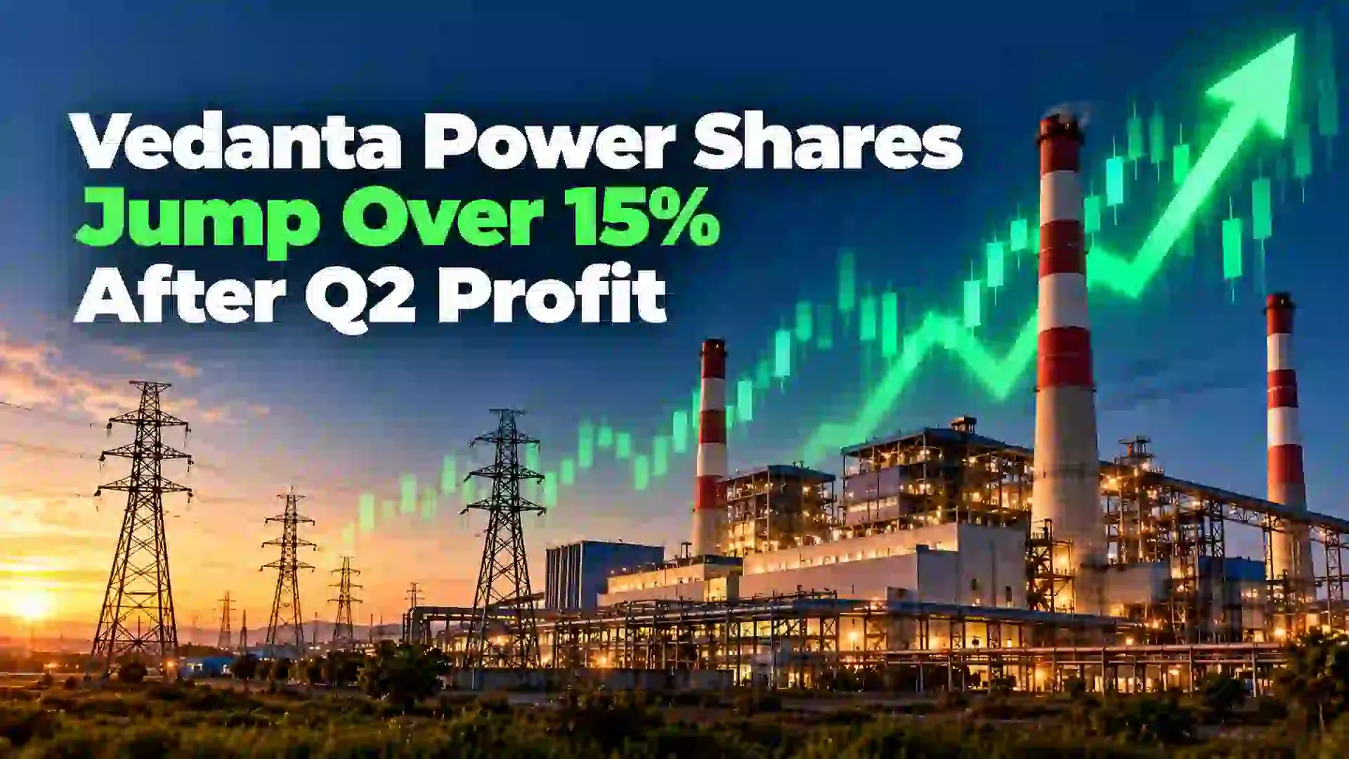Vedanta Power Shares Jump Over 15% After Q2 FY27 Profit Turns Positive At ₹83 Crore, Revenue Rises 38% To ₹2,908 Crore