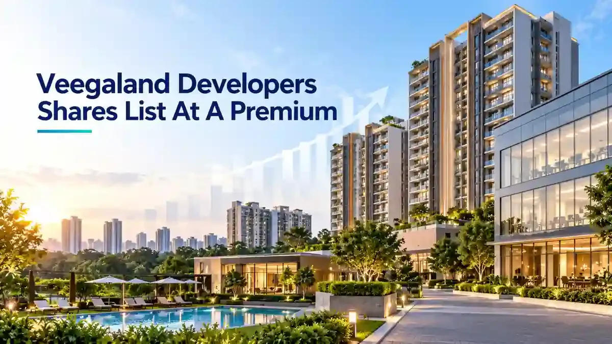 veegaland developers shares list at a premium Veegaland Developers IPO Listing: Shares List At A Premium Of 10%