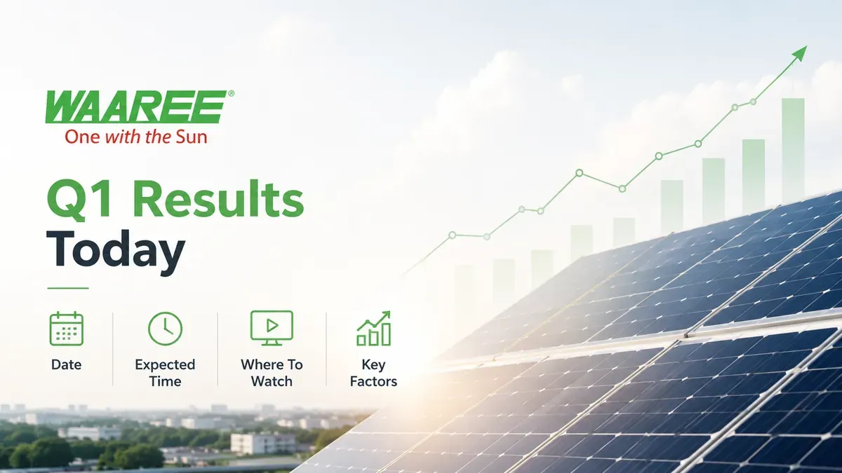 Waaree Energies Q1 Results Today: Date, Expected Time, Where To Watch And Key Factors