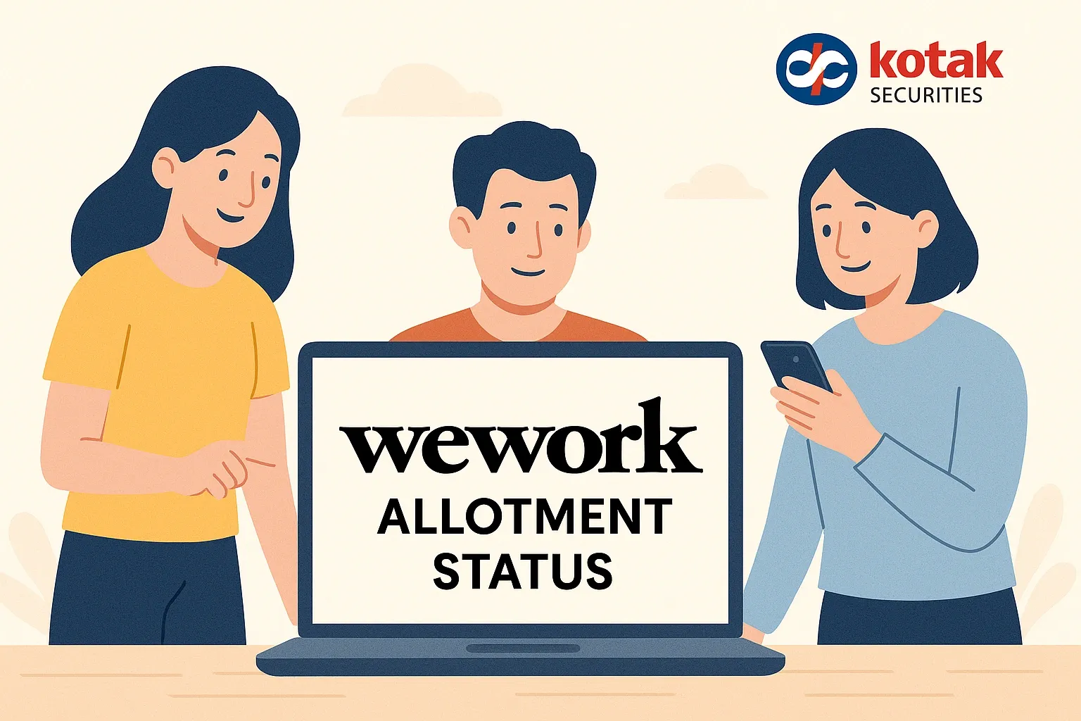 WeWork India Management IPO Allotment Status: Ways to Check Online WeWork India Management IPO Allotment Status: Ways to Check Online