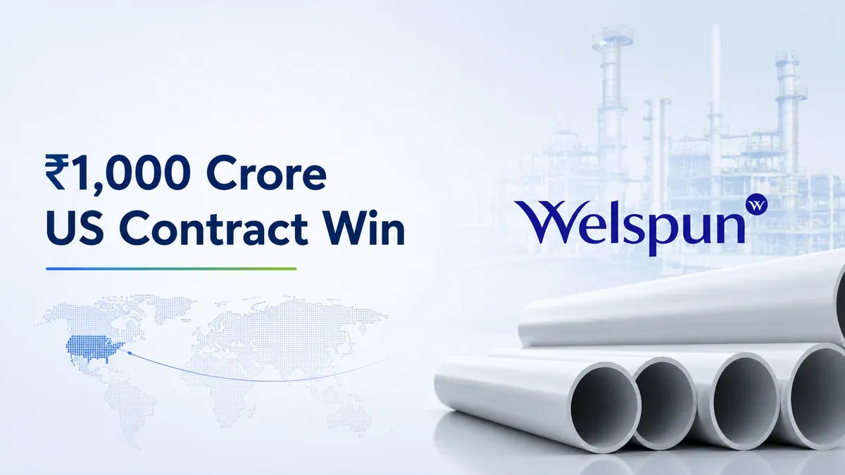 Welspun Corp Shares Surge Briefly As It Wins A Large Order For Pipe Supply In The US