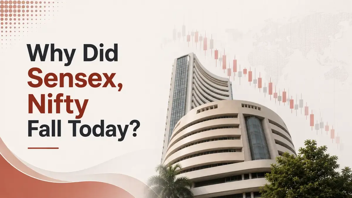 ChatGPT said: why did sensex nifty fall today 5 reasons behind 7 day losing streak Why Did Sensex, Nifty Fall Today? 5 Reasons Behind 7-Day Losing Streak