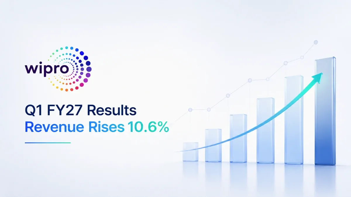 Wipro Q1 FY27 Results: Net Profit Flat At ₹3,356 Crore, Revenue Rises 10.6% To ₹24,479 Crore; Board Declares ₹2 Interim Dividend