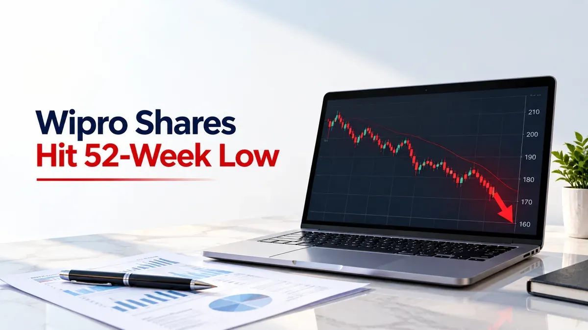 wipro share price today falls 52 week low september 28 2026 Wipro Share Price Today: Stock Hits New 52-Week Low