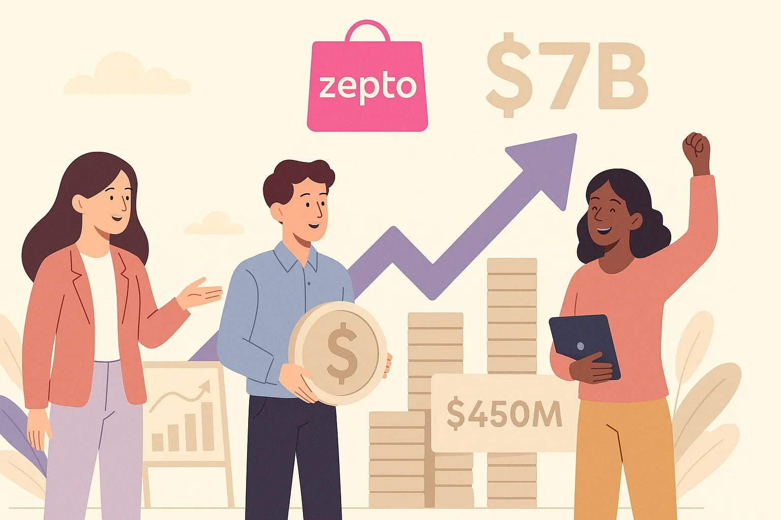 Zepto's Valuation Hits $7 Billion After $450Mn Raise; Is an IPO Imminent? Zepto's Valuation Hits $7 Billion After $450Mn Raise; Is an IPO Imminent?