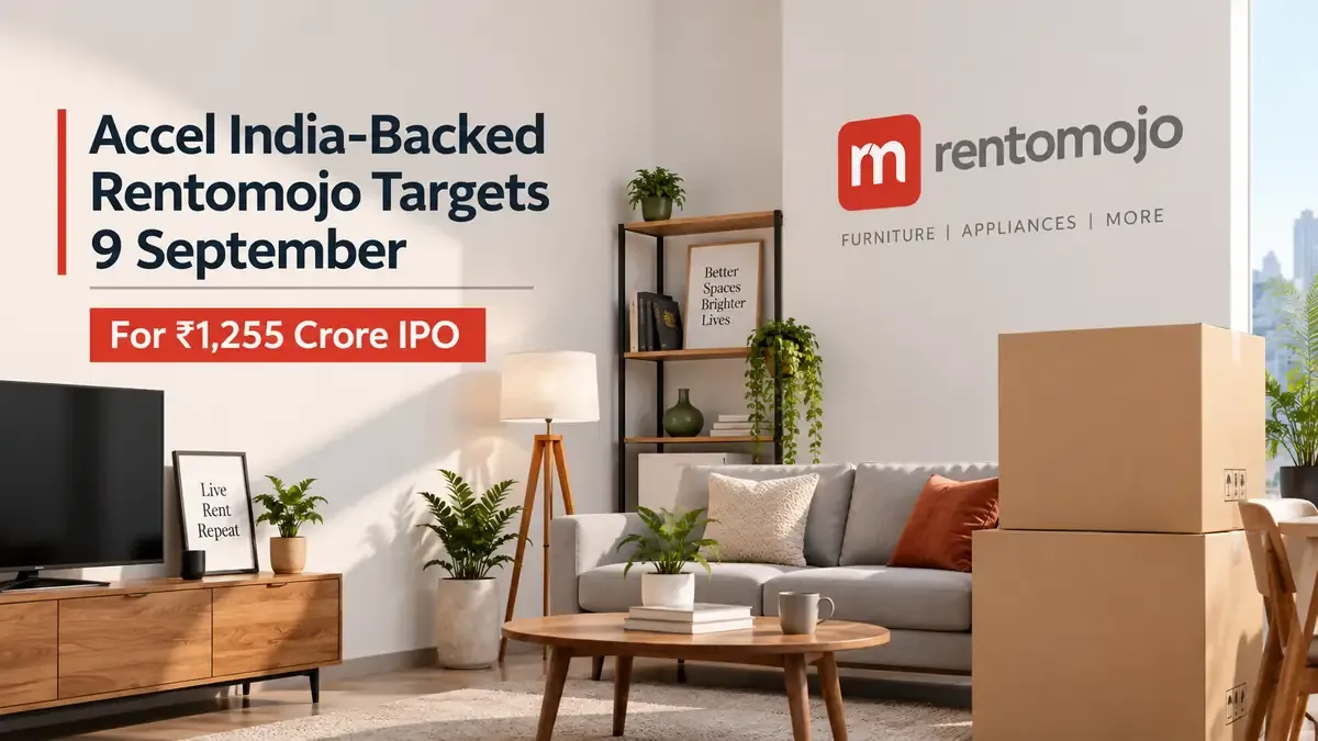 rentomojo ipo opens 9 september 1255 crore issue size Accel India-Backed Rentomojo Lines Up ₹1,255 Crore IPO; Subscription Begins 9 September