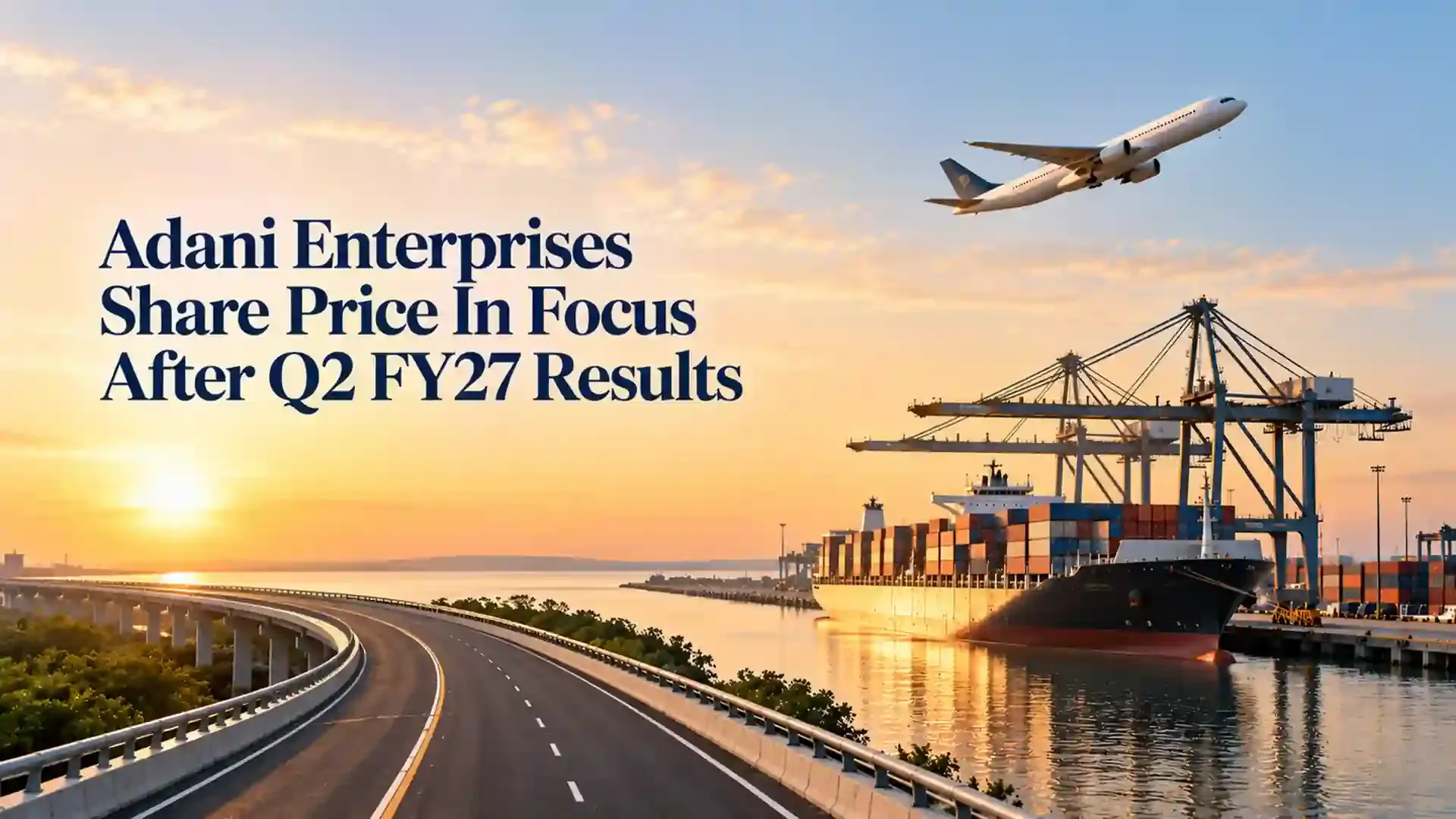 adani enterprises q2 fy27 2027 results share price in focus Adani Enterprises Share Price In Focus After Q2 Revenue Jumps 74%, While Net Profit Falls 55% Year-On-Year
