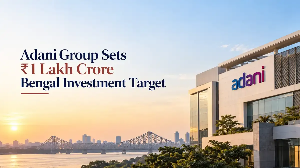 adani group plans 1 lakh crore investment in bengal Adani Group Announces ₹1 Lakh Crore Bengal Investment Plan; Unveils ₹4,000 Crore Healthcare Project