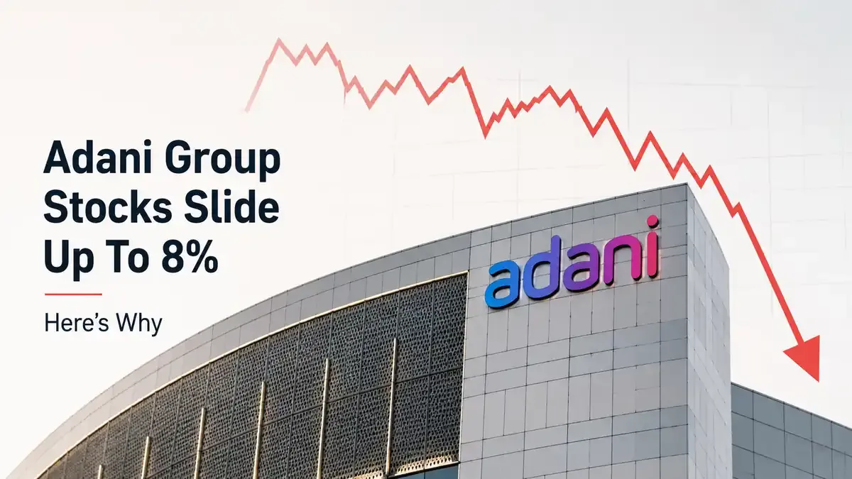 adani group stocks crash up to 8 percent Adani Group Stocks Slide Up To 8%: