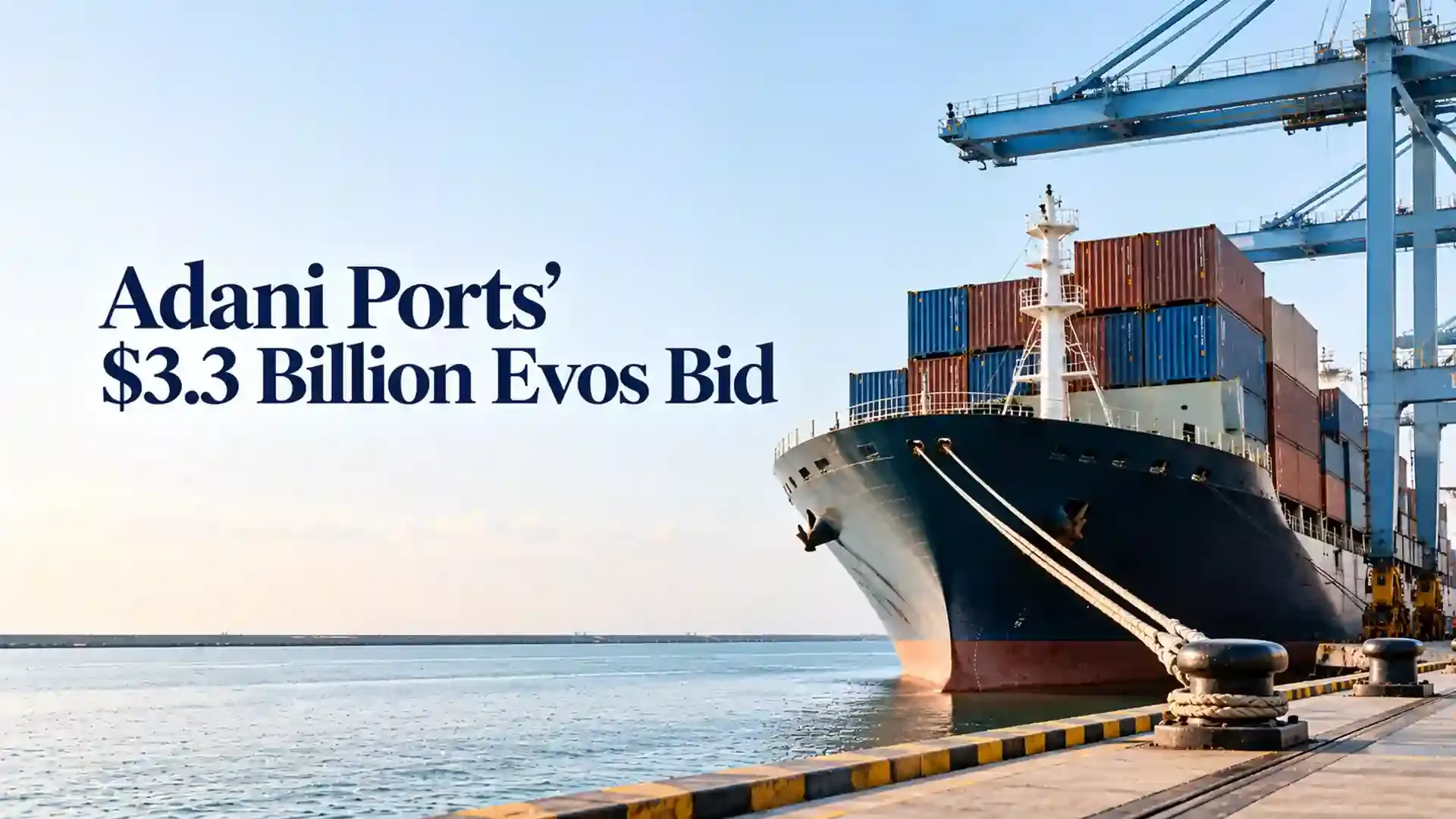 Adani Ports Share Price In Focus After $3.3 Billion Evos Bid As Company Targets Expansion Across European Energy Infrastructure