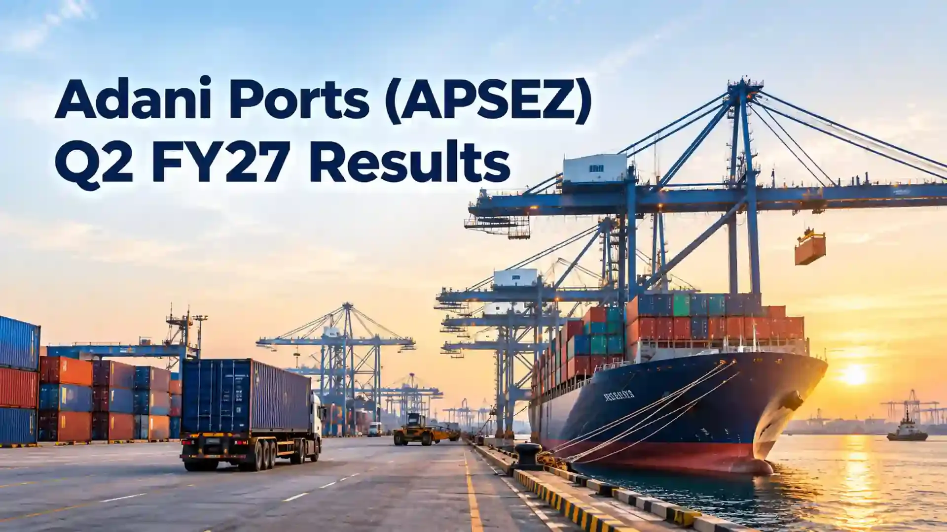 Adani Ports Q2 FY27 Results: Revenue Rises 24% To ₹11,340 Crore, Profit Grows, And Full-Year Guidance Gets Raised