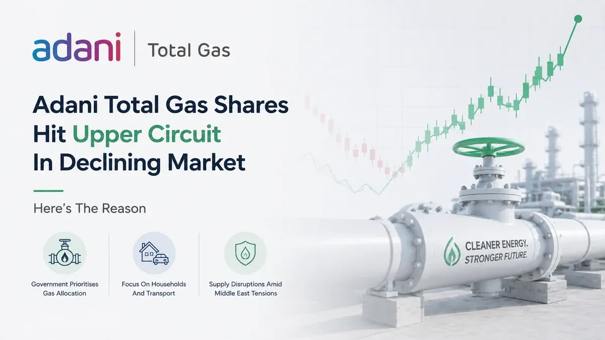 Adani Total Gas Shares Hit Upper Circuit In Declining Market: Here’s The Reason