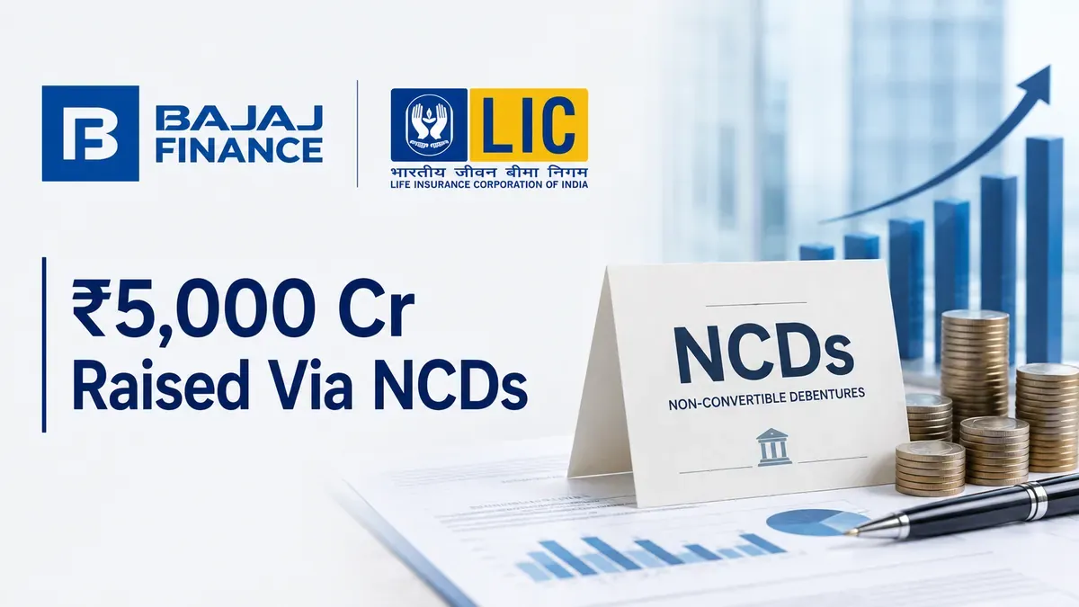 Bajaj Finance Raises ₹5,000 Crore From LIC Through NCD Issue