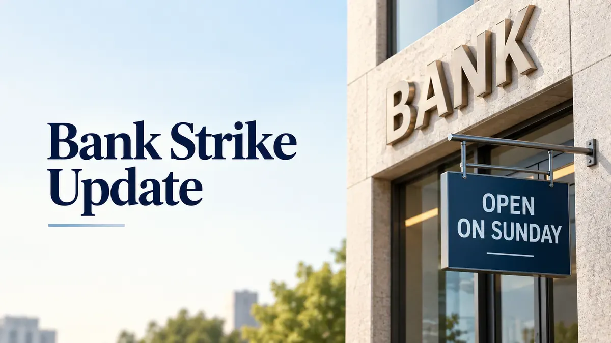 bank strike update banks open sunday september 27 before 3 day strike Bank Strike Update, Banks To Open On Sunday