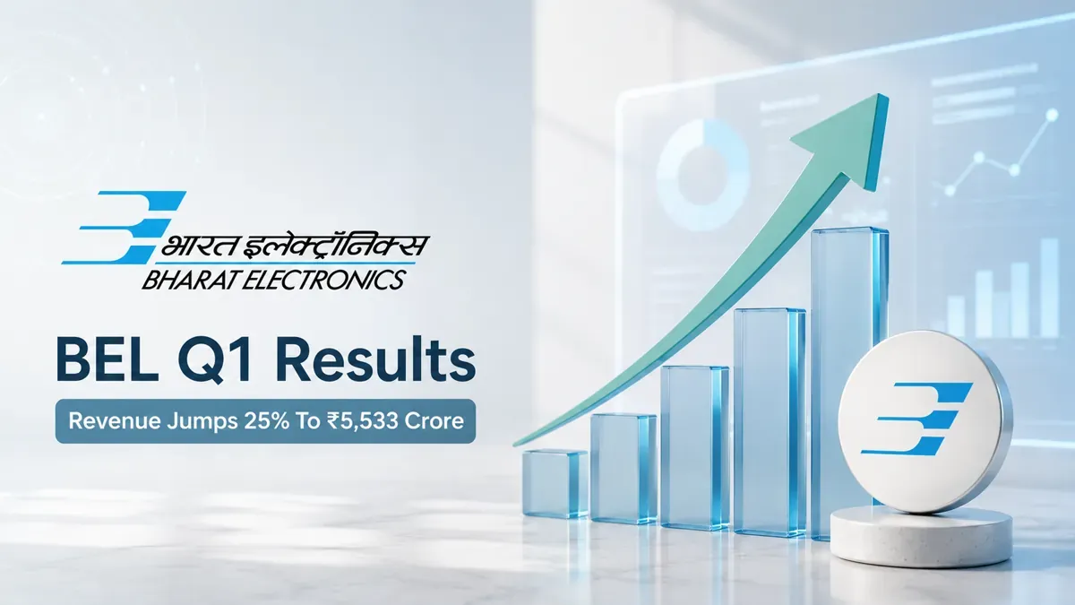 BEL Q1 Results 2027: Revenue Jumps 25% to ₹5,533 Crore