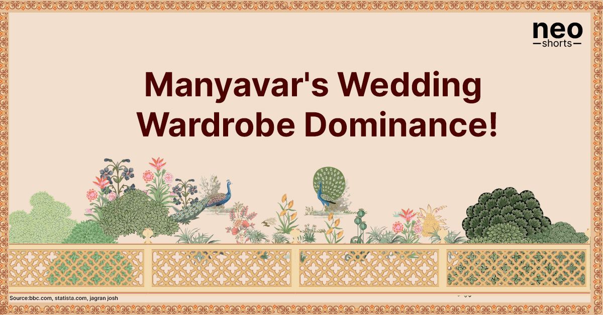 Manyavar's Wedding Wardrobe Dominance! Manyavar's Wedding Wardrobe Dominance!