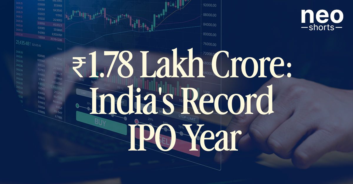 ₹1.78 Lakh Crore: India's Record IPO Year