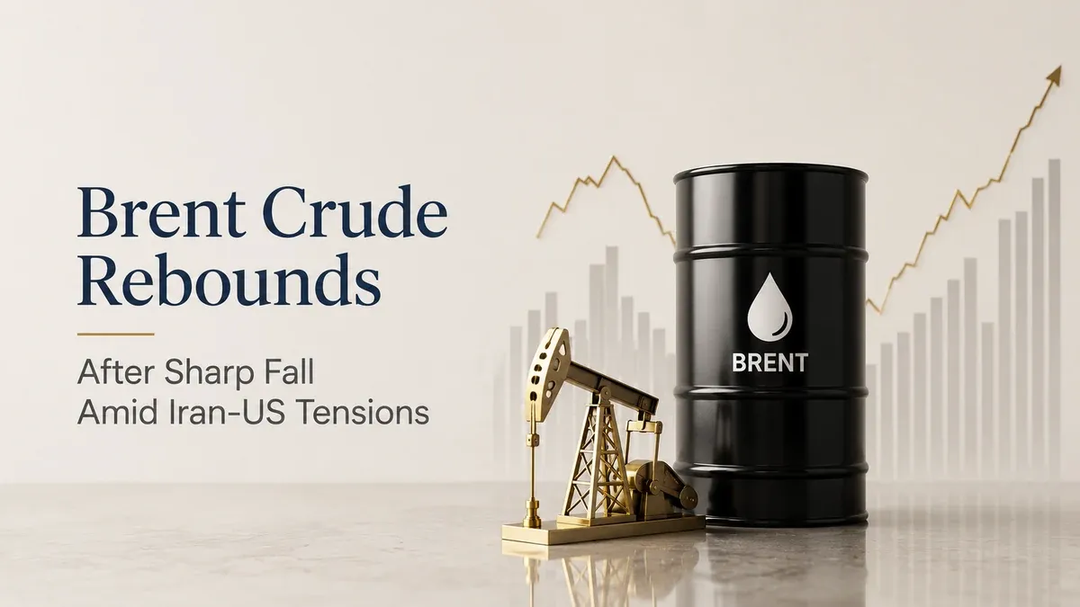Brent Crude Rebounds After Sharp Fall Amid Iran-US Tensions
