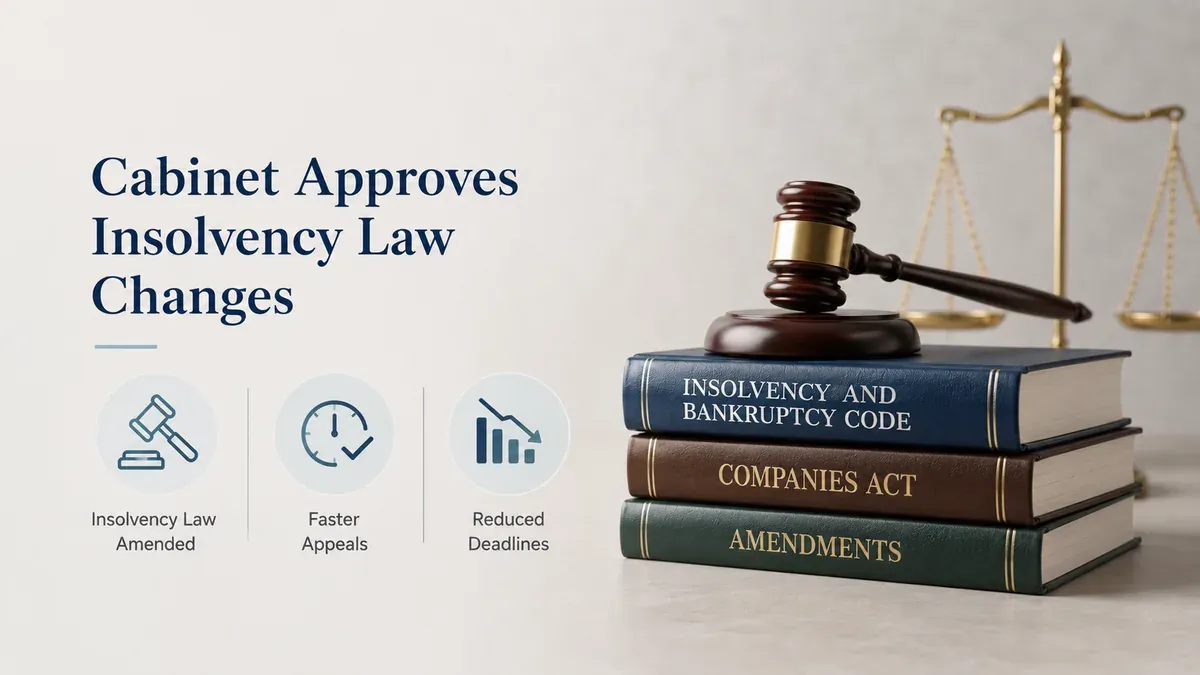 union-cabinet-approves-major-changes-to-insolvency-and-companies-laws union-cabinet-approves-major-changes-to-insolvency-companies