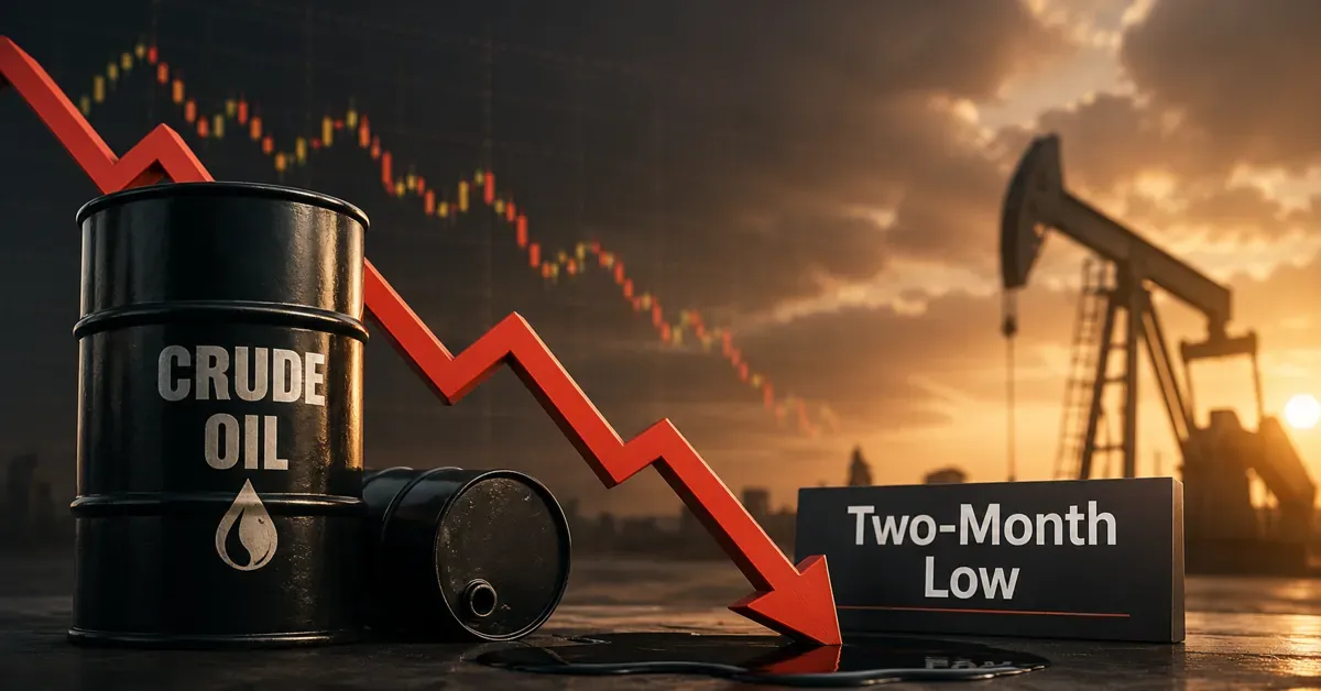 Crude Oil Hits Two-Month Low As Trump Cancels Iran Strikes And Signals Imminent Deal