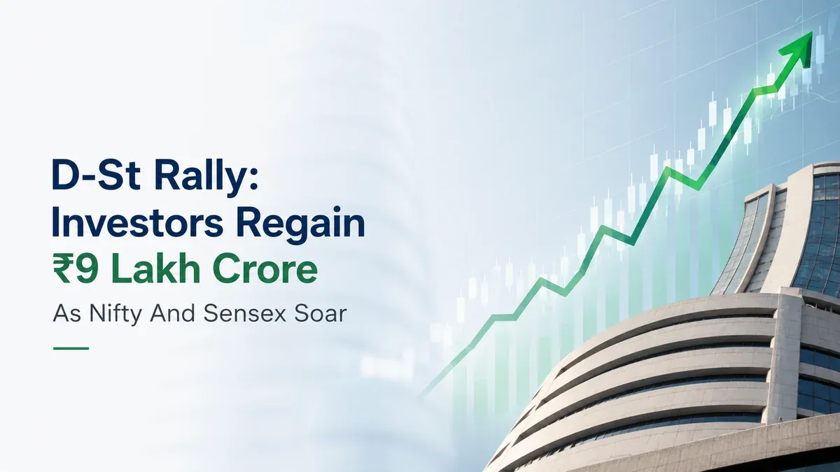 d-st-rally-investors-regain-indian-rupee-9-lakh-crore-as-nifty-and-sensex-soar d-st-rally-investors-regain-indian-rupee-9-lakh-crore