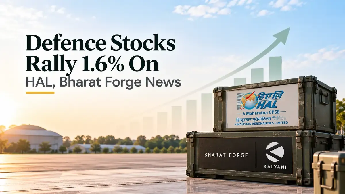 defence stocks rally nifty india defence index hal tejas engine bharat forge mou Defence Stocks Rally As Nifty India Defence