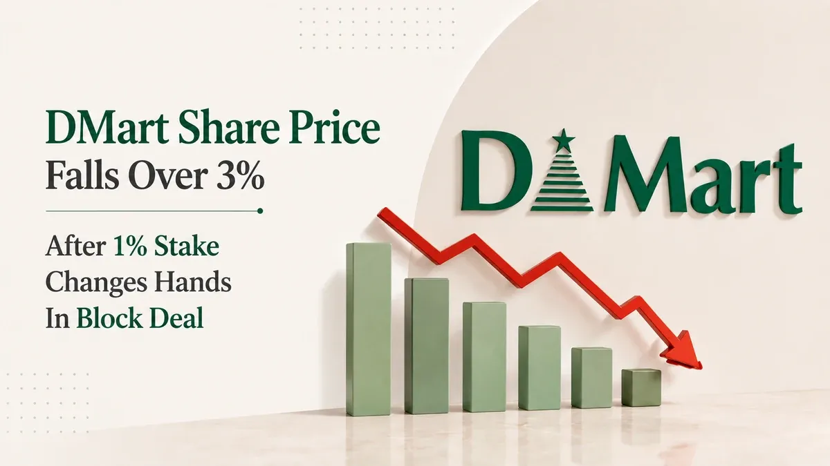 DMart Share Price Falls Over 3%