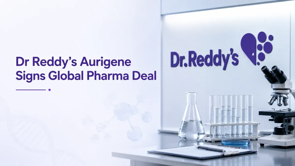 dr reddys cdmo arm aurigene long term pharma supply deal Dr. Reddy's CDMO Arm Aurigene Signs Long-Term Global Pharma Deal