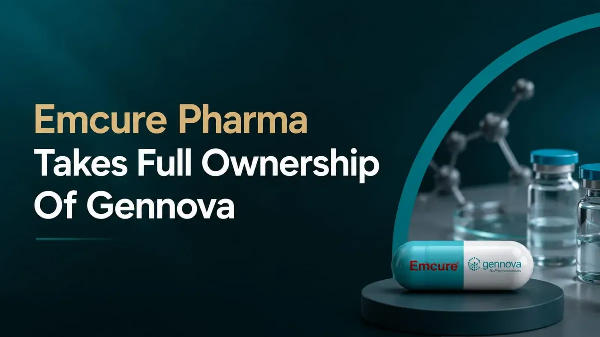 Emcure Pharma To Acquire Remaining 12.05%