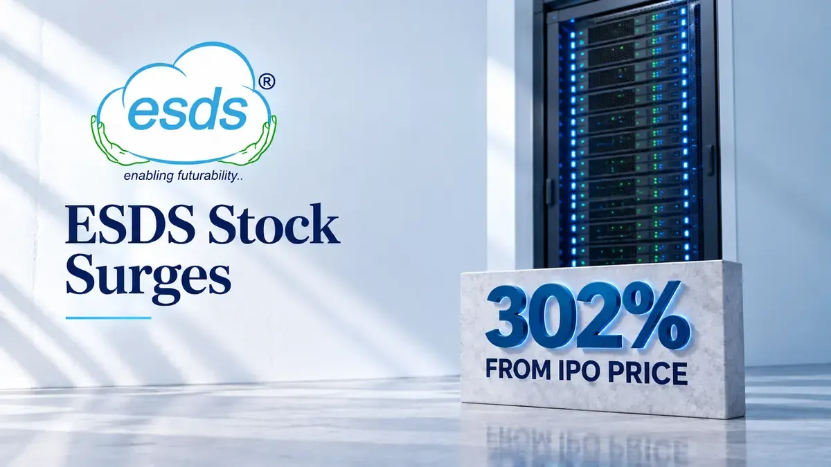 esds stock emerges as second best new listing after 302 percent surge ESDS Stock Emerges As Second-Best New Listing