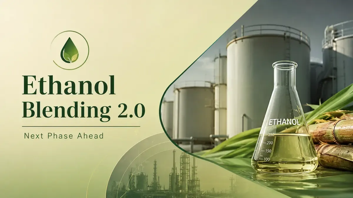 India Eyes E21 By 2027 And E25 By 2029 As Ethanol Blending Programme Moves To Next Phase