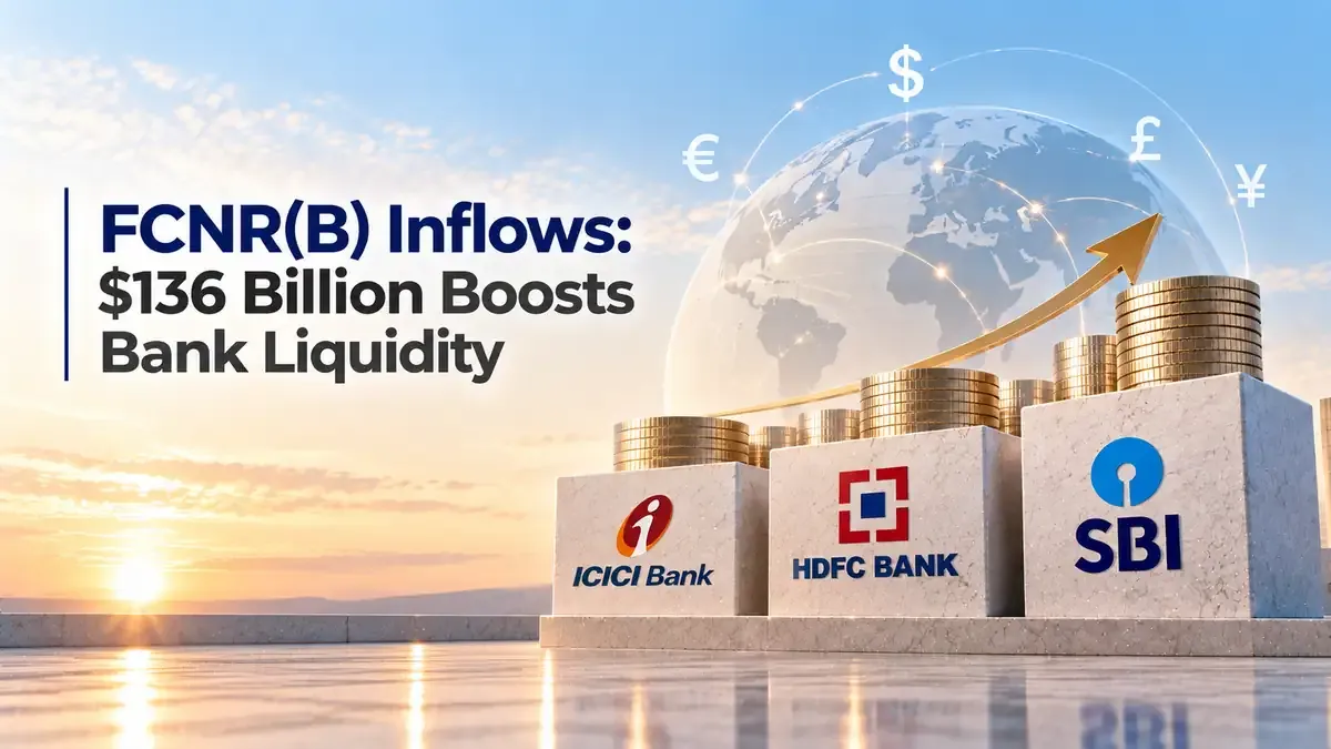FCNR(B) Inflows: $136 Billion Boosts Bank Liquidity; ICICI Bank, HDFC Bank, SBI Lead 