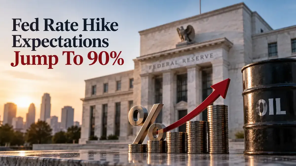 fed rate hike inflation oil prices september 2026 Fed Rate Hike Expectations Jump To 90%