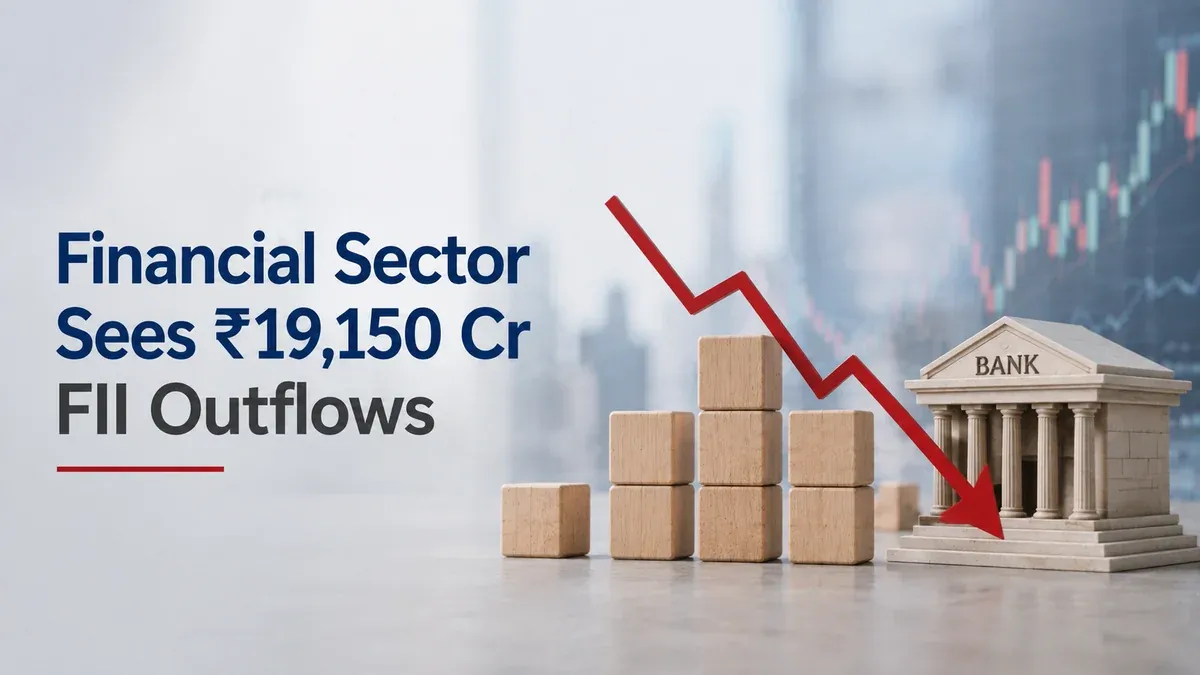Financial Sector Sees ₹19,150 Cr FII Outflows; FMCG, IT, Telecom, Realty Also Under Pressure 