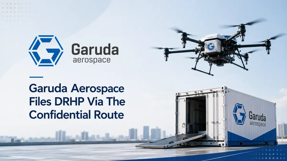 Garuda Aerospace Files DRHP Via The Confidential Route: Targets ₹1,000 Crore IPO 