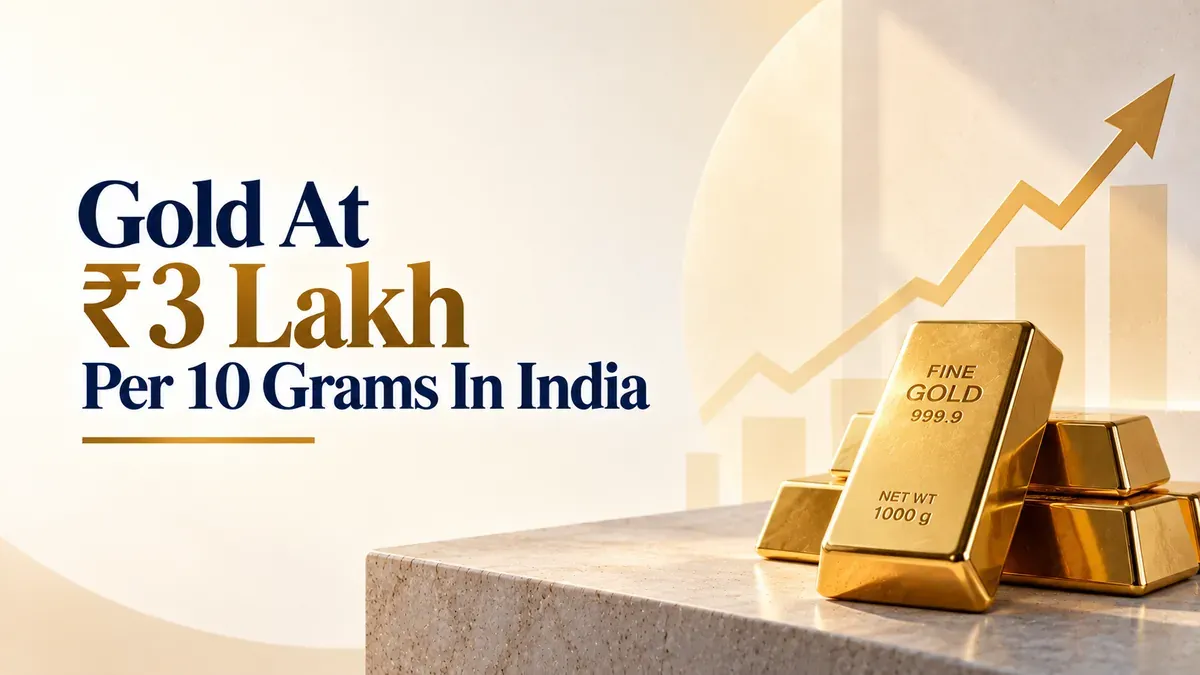 gold at 3 lakh per 10 grams in india what investors should know about the next big move Gold At ₹3 Lakh Per 10 Grams In India: What Investors Should Know About The Next Big Move
