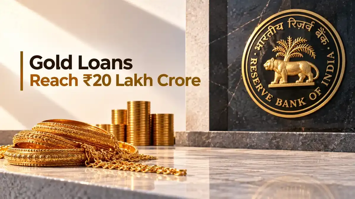 gold loans reach 20 lakh crore rbi sees no signs of overheating Gold Loans Reach ₹20 Lakh Crore But RBI Sees No Signs Of Overheating