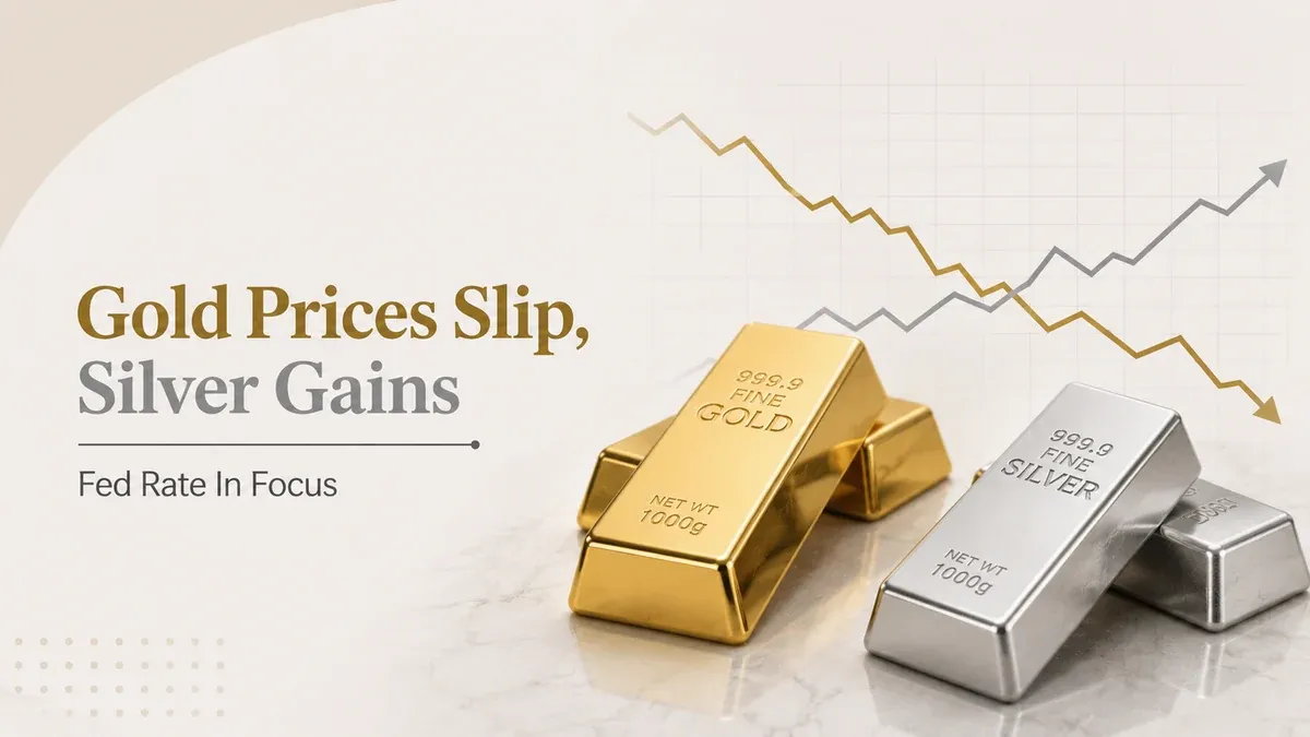 gold prices weaken mcx silver rises fed rate outlook us jobs data september Gold Prices Slip On MCX, Silver Gains As September Begins; Fed Rate In Focus