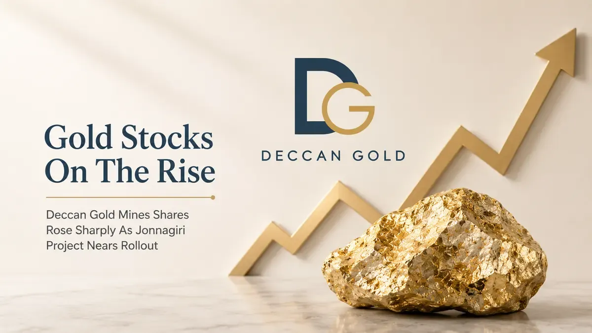 Deccan Gold Mines Shares Rose Sharply As Jonnagiri Project Nears Rollout