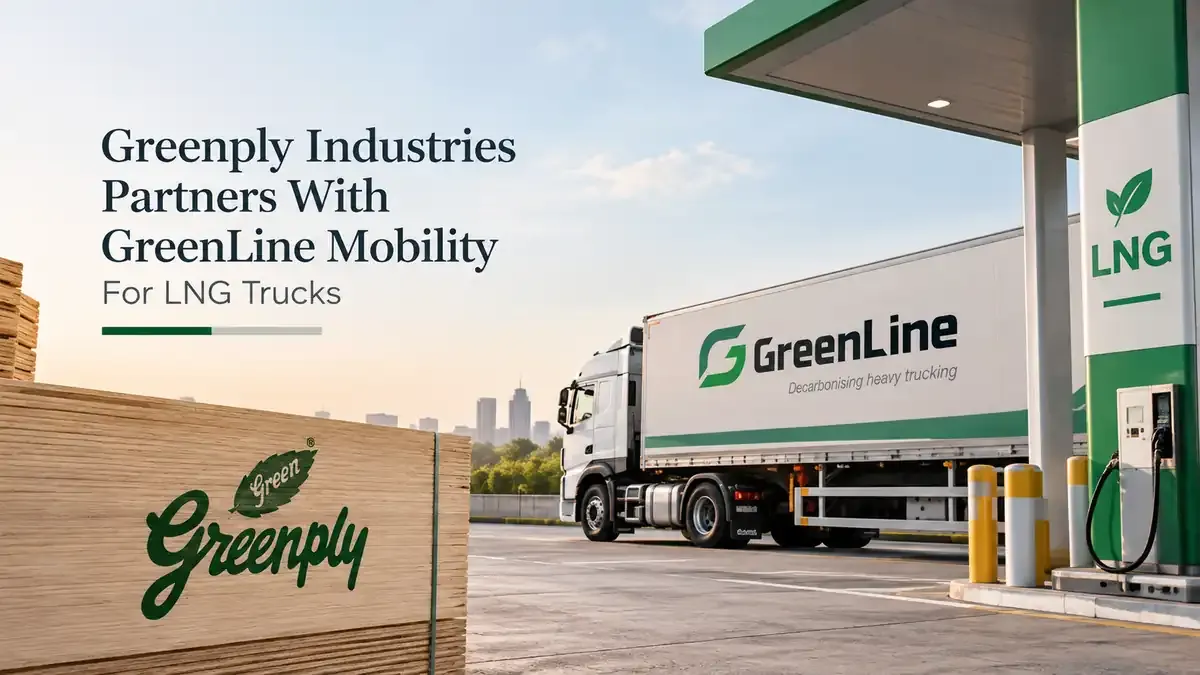 greenply greenline partnership lng powered trucks Greenply Industries Partners With GreenLine